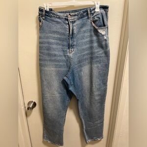 American Eagle Light Wash Mom Jeans – Size 22
